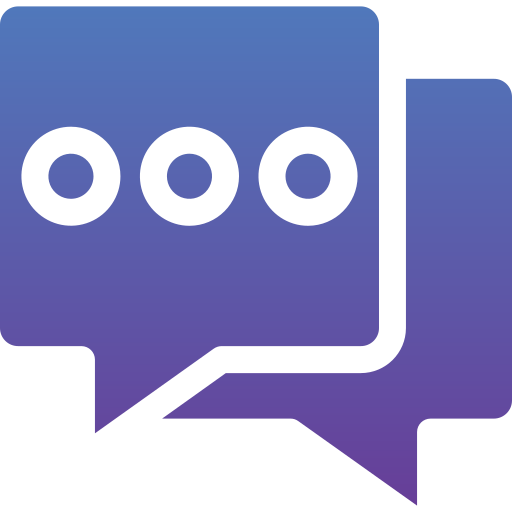 Chat Generic Flat Gradient icon