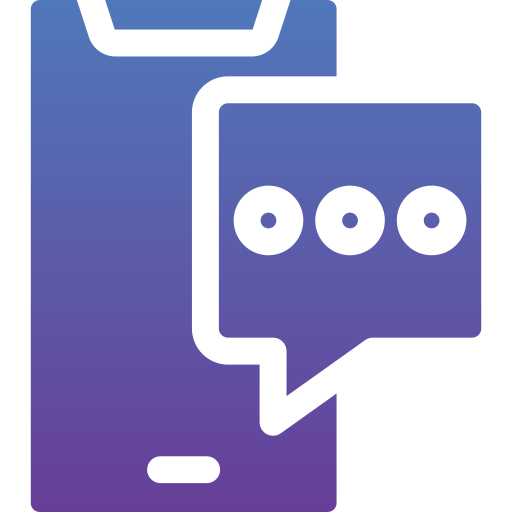 Chat Generic Flat Gradient icon