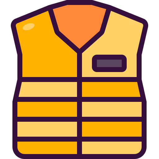 Protector vest Generic Outline Color icon