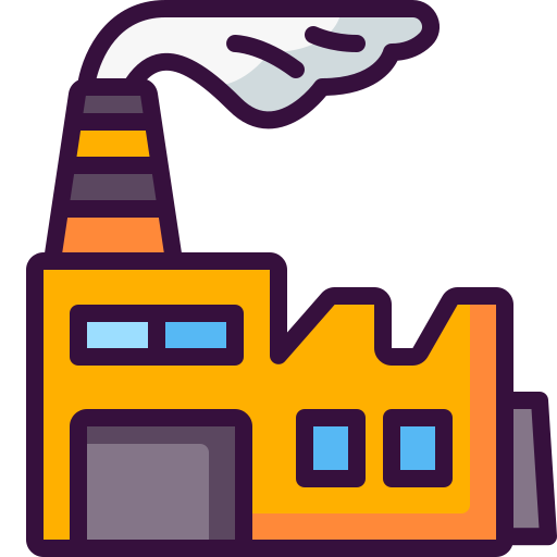 Factory Generic Outline Color icon