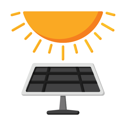 célula solar icono gratis