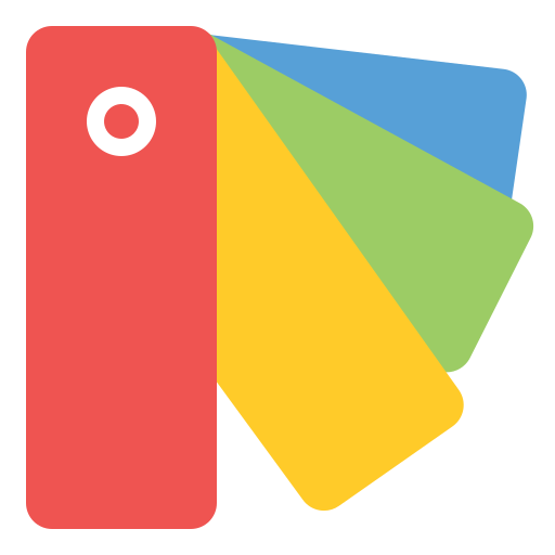 paleta de color icono gratis