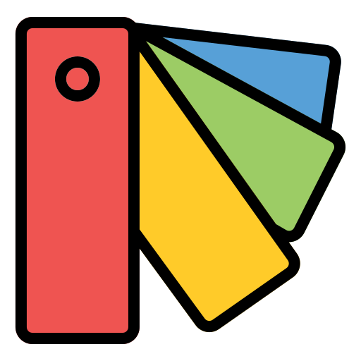 paleta de color icono gratis