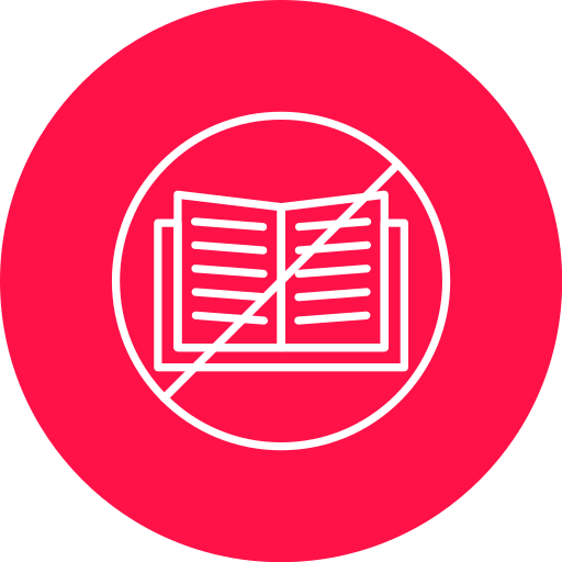 교육 없음 무료 아이콘