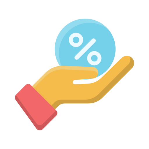 desconto grátis ícone