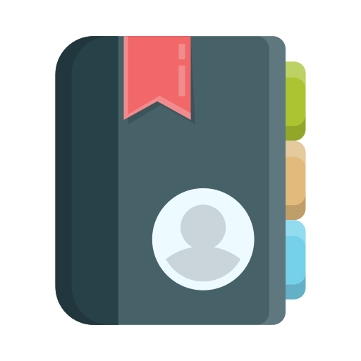 livro de contatos grátis ícone