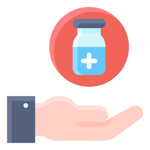 Vaccine free icon