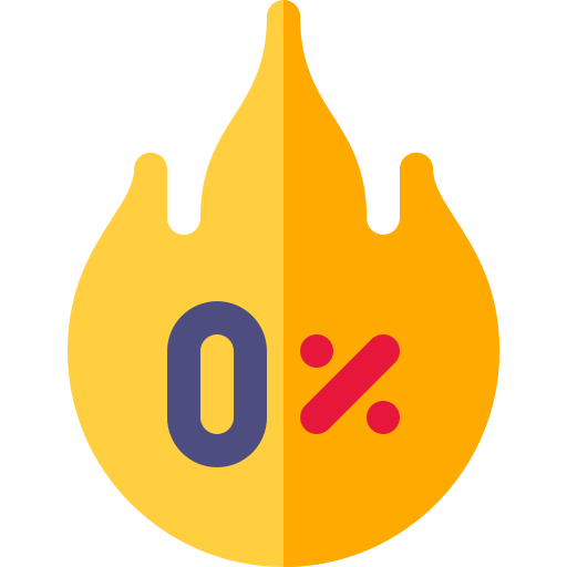 0 pour cent Icône gratuit 0 pour cent Icône gratuit