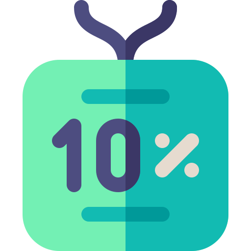 10 pourcent Icône gratuit 10 pourcent Icône gratuit