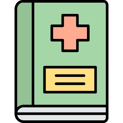 libro medico icono gratis