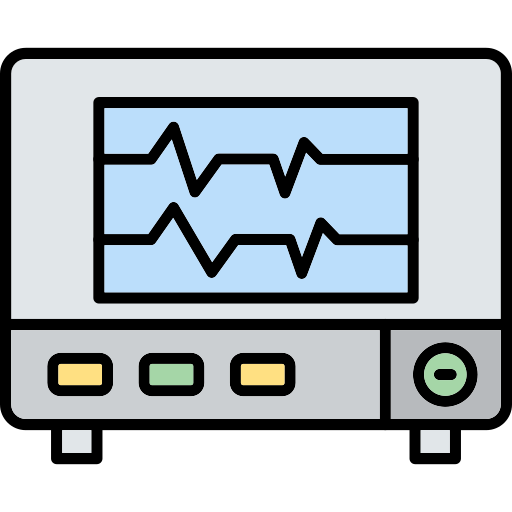 monitoreo del corazón icono gratis