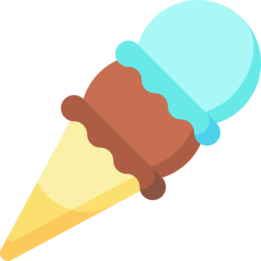 cucurucho de helado icono gratis