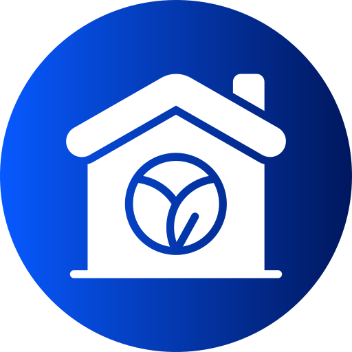 casa ecológica icono gratis