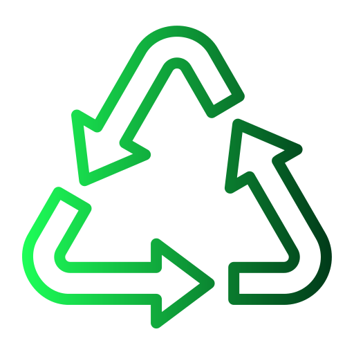 Recycle symbol Generic Gradient icon