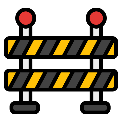 Barrier Generic Outline Color icon