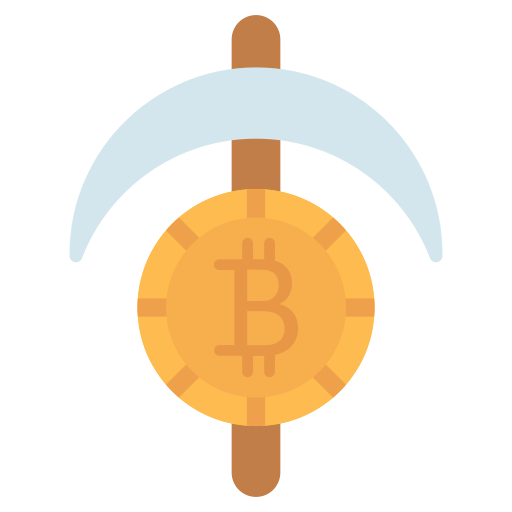 Bitcoin mine free icon