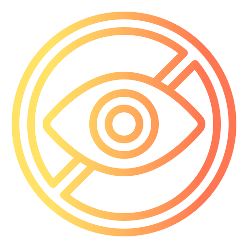 cerrar ojo icono gratis