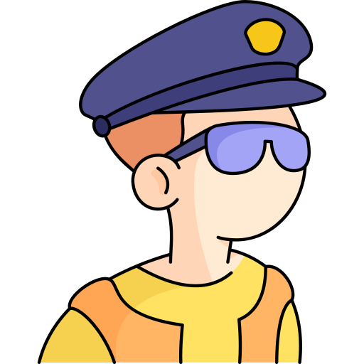 policía icono gratis