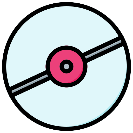 Pokeball Generic Outline Color icon