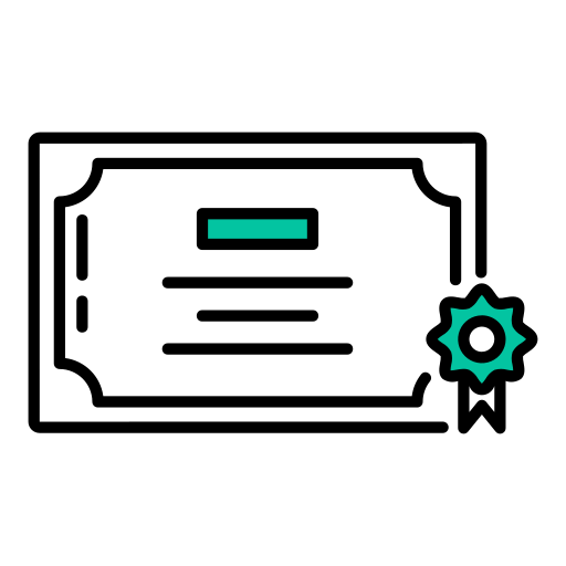 Сертификат бесплатно иконка