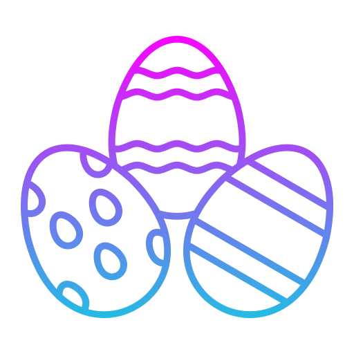 el huevo de pascua icono gratis