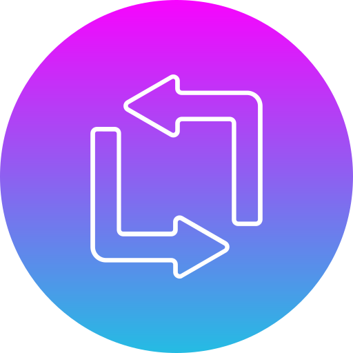 Swap Generic Flat Gradient icon