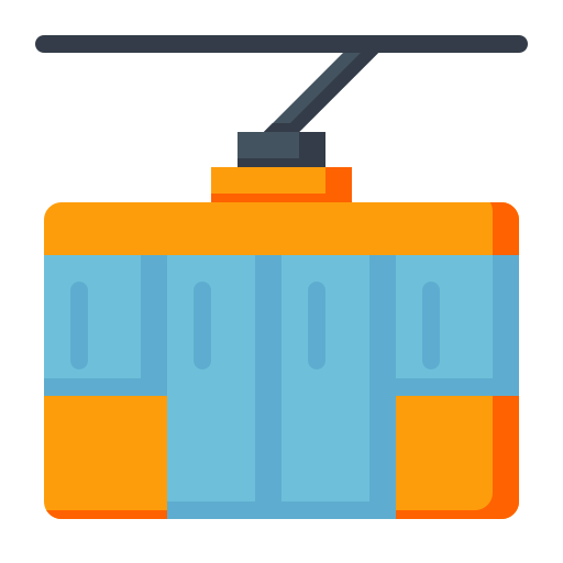 케이블카 무료 아이콘