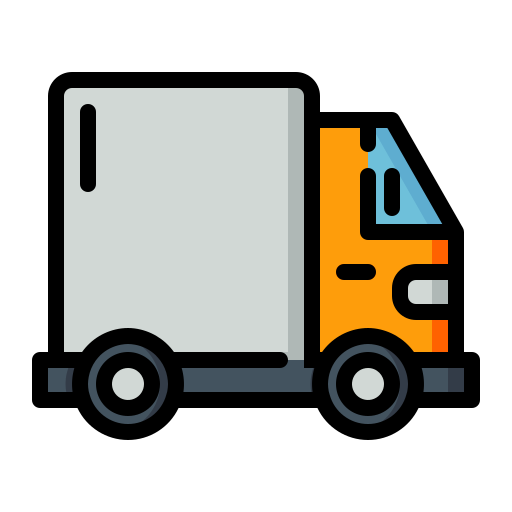 Delivery van Generic Outline Color icon