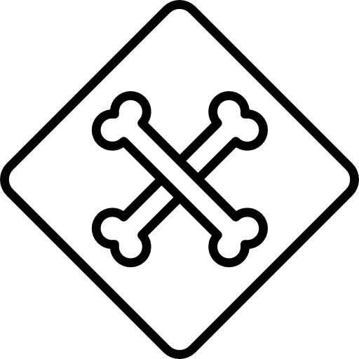 Crossbone free icon