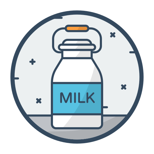 Milk bottle Generic Outline Color icon