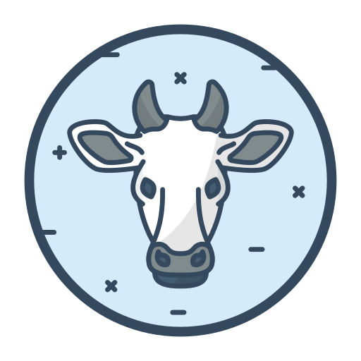 vaca icono gratis