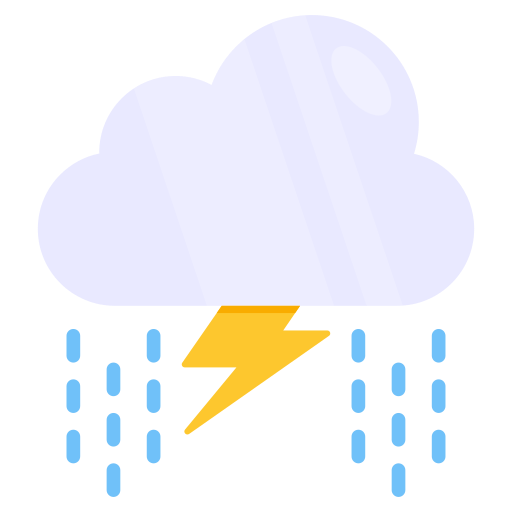 Thunderstorm Generic Flat Icon