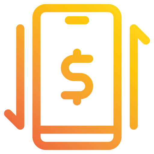 transferir dinero icono gratis