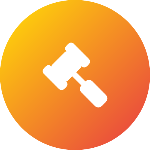 martillo legal icono gratis