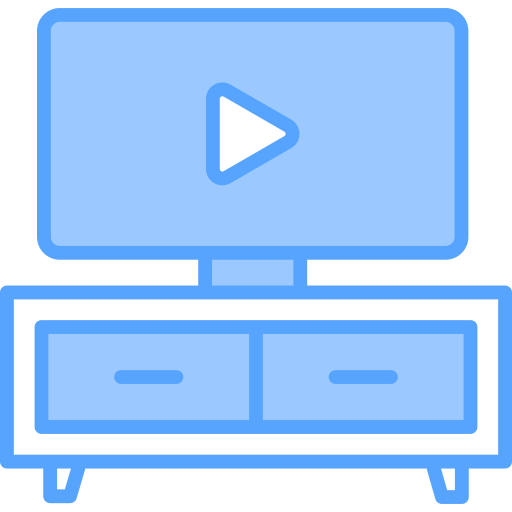 mesa de televisión icono gratis