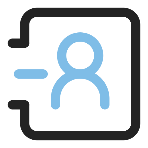 libreta de contactos icono gratis