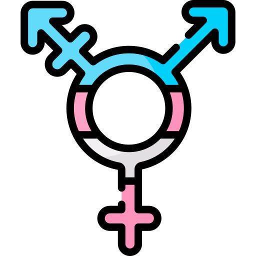 Transgender Special Lineal Color Icon 0169