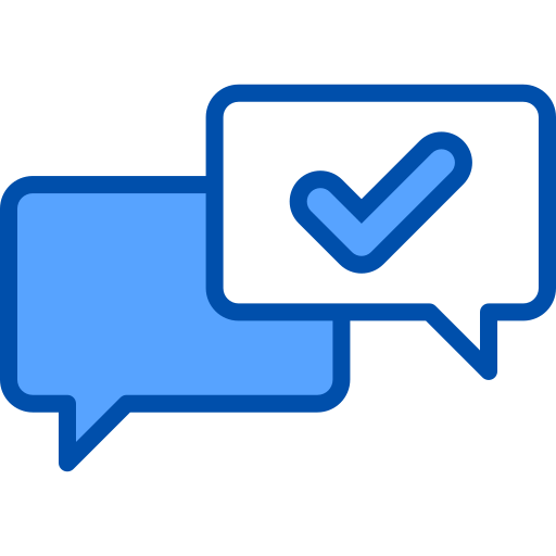 Chat Generic Blue icon