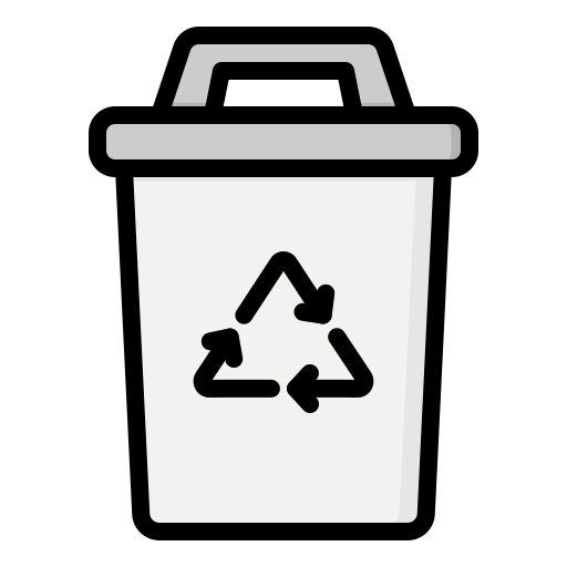 papelera de reciclaje icono gratis