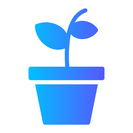 Plant pot Generic Flat Gradient icon