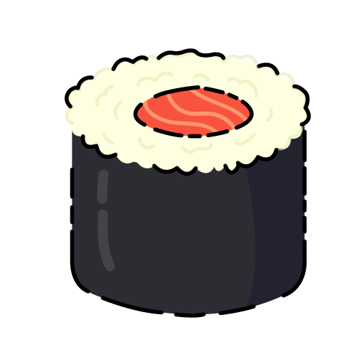 Sushi Generic Outline Color icon