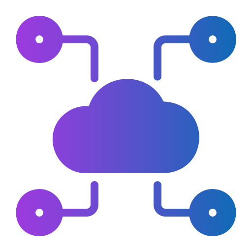 computación en la nube icono gratis