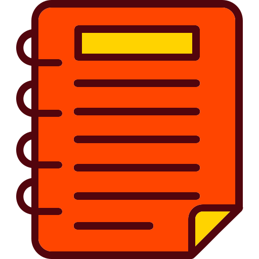 Notebook Generic Outline Color icon