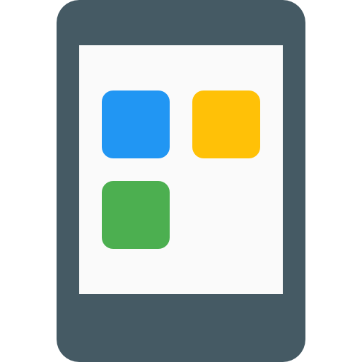 Mobile application free icon Mobile application free icon