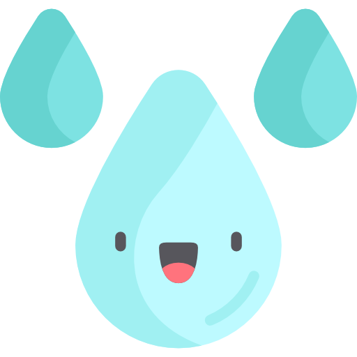 Water Kawaii Flat icon