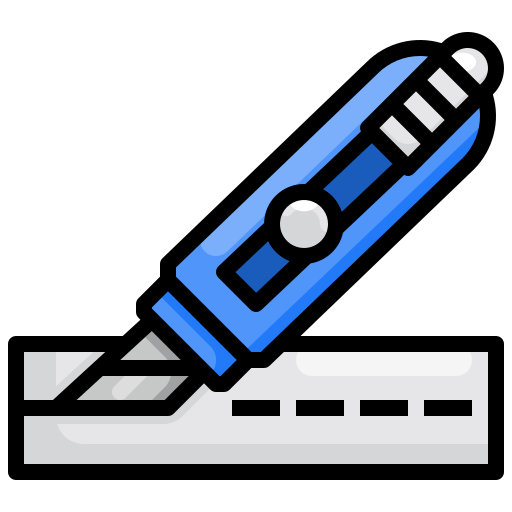 cortador icono gratis