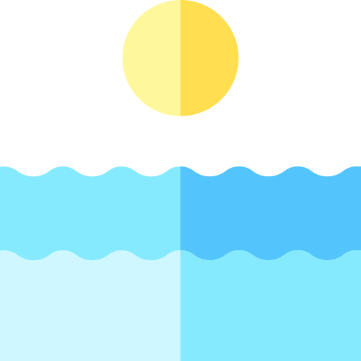 Sea Basic Rounded Flat icon