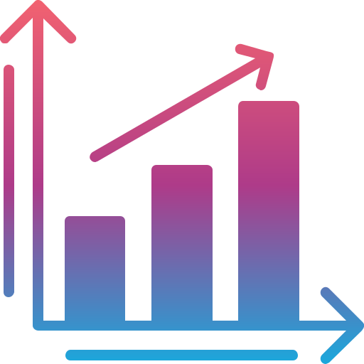 gráfico de barras icono gratis