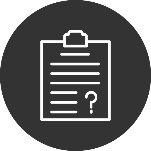 cuestionario icono gratis