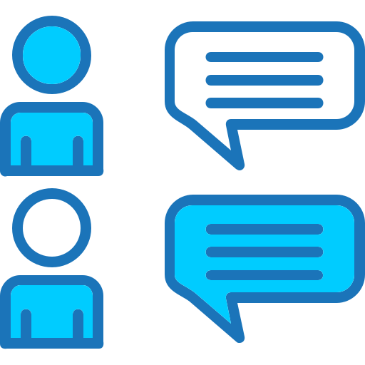 opinión icono gratis